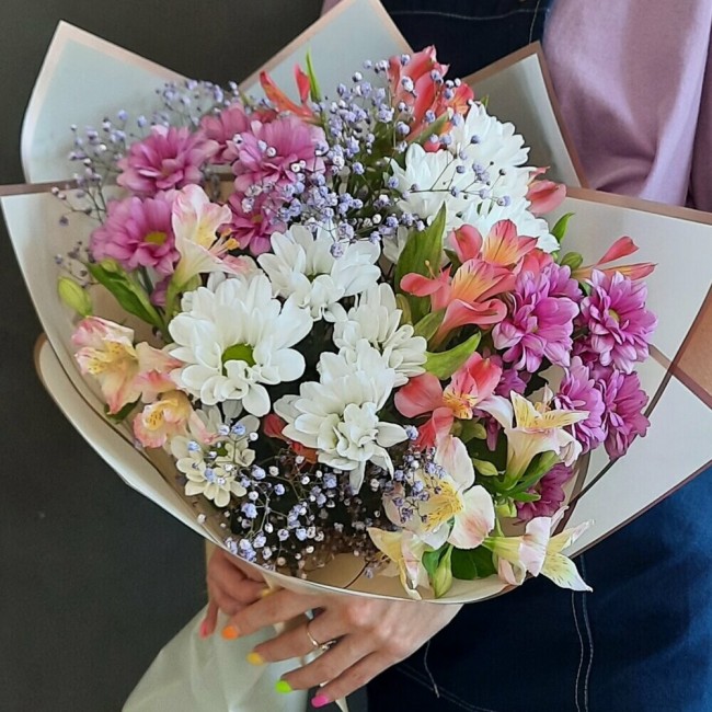 Букет цветов "Яркая сказка" Букет цветов "Яркая сказка"